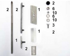 set fixare SB-aditional acoperis inclinat