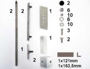 set fixare SB-aditional acoperis plan