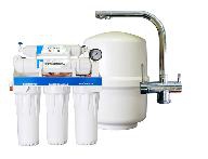 Sisteme pentru filtrarea si dedurizarea apei ECHIPAMENT OSMOZA 5 ETAPE RO-1100 CU ROBINET TREI CAI
